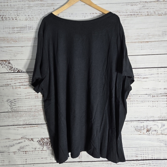 Marvel Avengers Christmas Gingerbread Cookie T-shirt Women's Sz 6X Black Tee - Picture 6 of 9